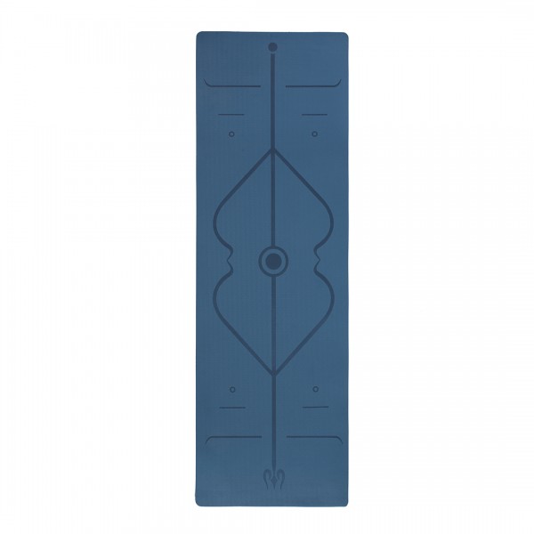 Kono TPE Non-slip Classic Yoga Mat - Navy And Blue